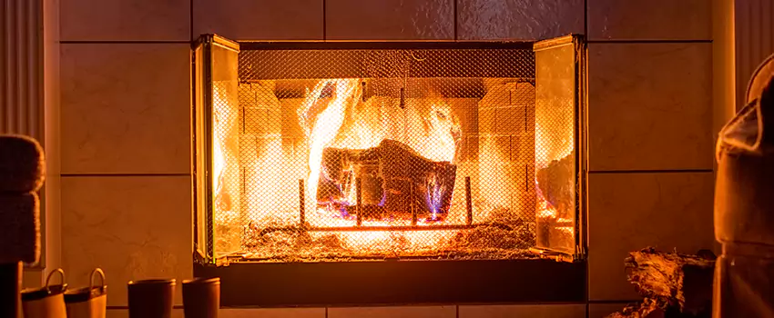 Mendota Hearth Landscape Fireplace Installation in Greeley, Colorado